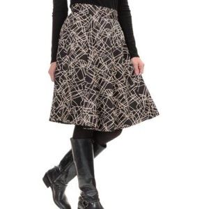 Amanda and Chelsea fun patterned skirt